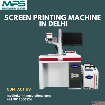 Screen Printing Machine In Delhi For Industrial Commercial Use
