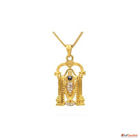 Buy 22K Gold Venkateswara Pendant CMR Jewellery