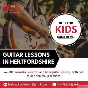 Kids Guitar Lessons in Hertfordshire That Build Confidence