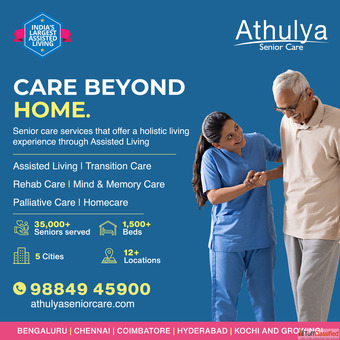 Athulya Senior Care - Assisted Living Home for Seniors - Care Comfort 247 Support