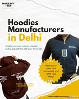 Custom Apparel Hoodies Manufacturer in Delhi India