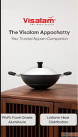 Visalam Non Stick Appachatty with lid Under 1000