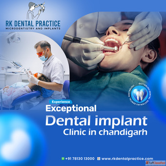 Dental implant clinic in Chandigarh for safe and lasting tooth replacement