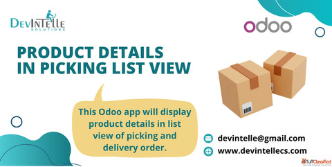 Product Details Picking List View in Odoo