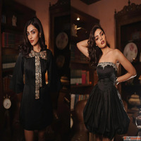 Women's Black Party Wear Dresses and Tops