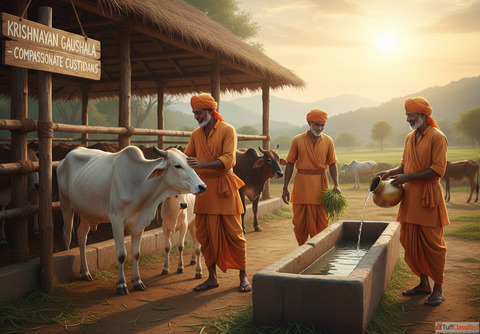 The Gopalaks of Krishnayan Gaushala True Servants of Gau Seva