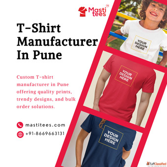 Top-Quality T-Shirt Manufacturers in Pune Crafted by Masti Tees