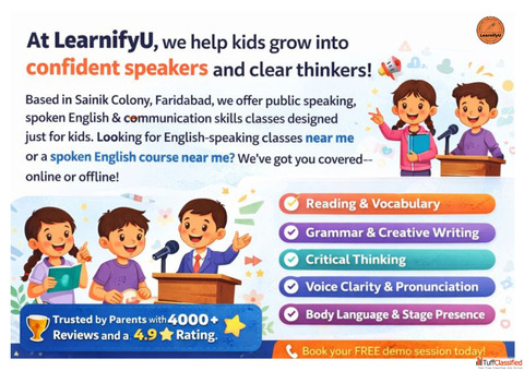 Public Speaking for Kids Faridabad