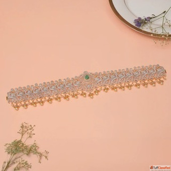 Traditional Pure Silver Vaddanam Padmam