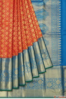 Handcrafted South Indian Wedding Saree Mavuri's
