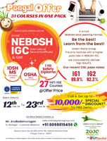 NEBOSH IGC Training in Chennai Pongal Special Offer - Green ...