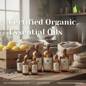 Certified Organic Essential Oils for Bulk Supply