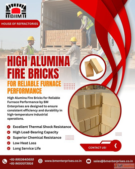 High Alumina Fire Bricks for Reliable Furnace Performance