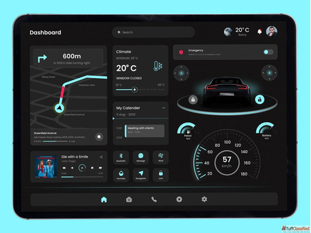 Modern Car Dashboard Design - Drive with Innovation