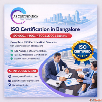 ISO Certification in Bangalore - JS Certification Experts