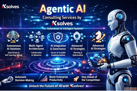 Agentic AI Consulting Services by Ksolves for Autonomous Intelligent Systems