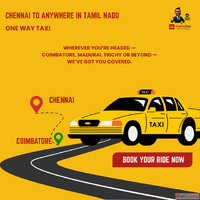 Book One Way Taxi Chennai - 247 Service No Hidden Charges
