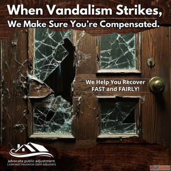 Professional Assistance From a Vandalism Home Insurance Claims Adjuster