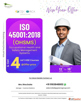 ISO 45001 Lead Auditor Course in Kolkata