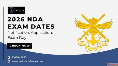 2026 NDA Exam Dates Notification Application Exam Day