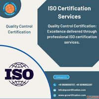 ISO Certification Services Quality Control Certification