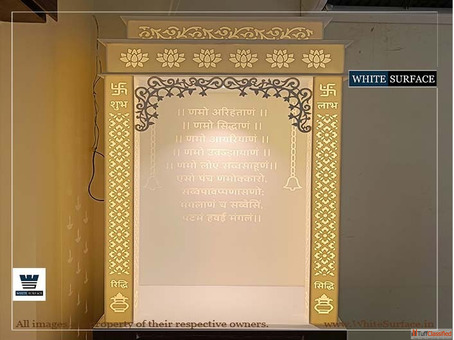 Buy Corian Mandir Online Solid Surface Temple White Surface Studios