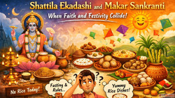 शततल एकदश और मकर सकरत जब आसथ परपर और वयवहर आमन-समन ह