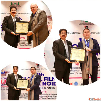 Hindi Cinema Samman National Awards Honouring Global Ambassadors at Global Film Festival Noida