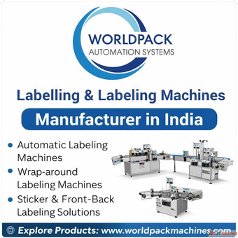 Labelling Labeling Machine Manufacturer in India - Worldpack