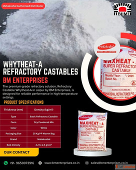 High Quality Whytheat A Refractory Castables in Jaipur