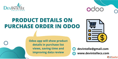 Product Details on Purchase Order in Odoo