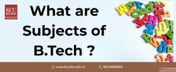 What are Subjects of B.Tech