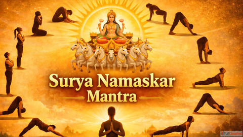Surya Namaskar Mantra सरय नमसकर मतर