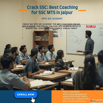Crack SSC Best Coaching for SSC MTS in Jaipur JEC Academy