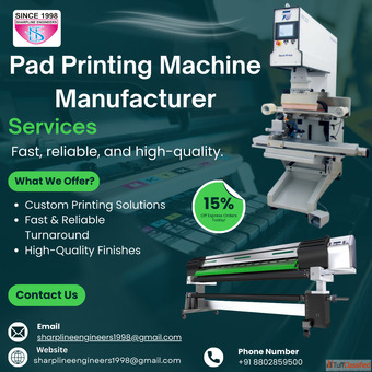 Pad Printing Machine Manufacturer - Sharpline Engineers