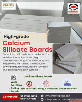 High-grade calcium silicate board supplier in Jaipur
