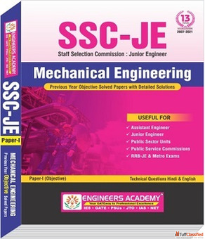 Quality SSC JE Mechanical PYQ Books EA Publications