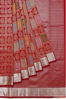 Designer Maroon Silk Saree Collection Mavuri's