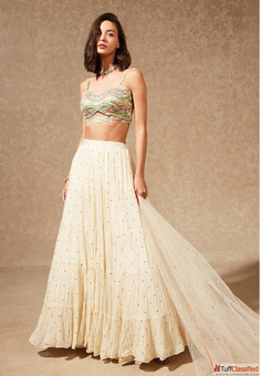 Shop White Lehenga Cholis Online in the USA