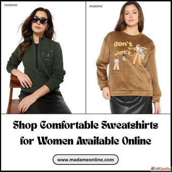 Shop Comfortable Sweatshirts for Women Available Online