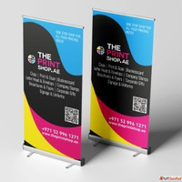 flex roll up stand dubai