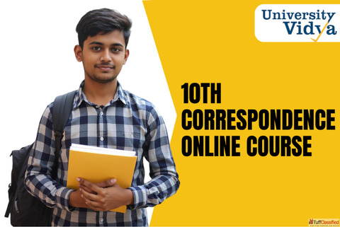 Enroll in 10th Correspondence Course Study from Home University Vidya