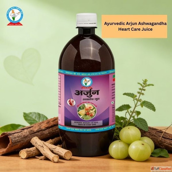 Ayurvedic Arjun Ashwagandha Heart Care Juice