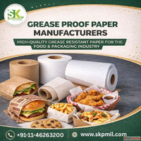 Reliable Grease Proof Paper Manufacturers for Food Packaging...