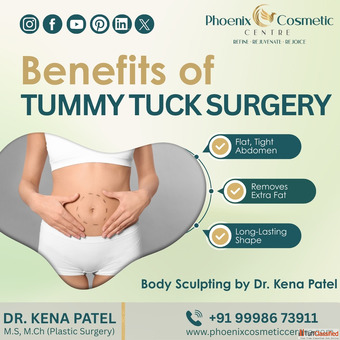 Achieve a Slimmer Waistline with Expert Tummy Tuck Surgery in Ahmedabad