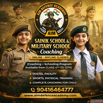 Join AIM Defence Academy for Result-Oriented Sainik School Coaching in Kolkata