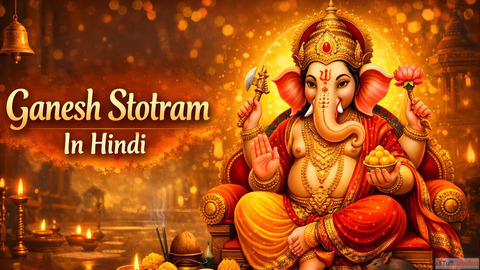 Ganesh Stotram in Hindi गणश सततर हद म