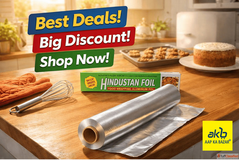 Shiny Kitchen Foil Rolls - Your Everyday Cooking Companion