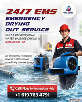 247 EMS Emergency Drying Out Service in San Diego