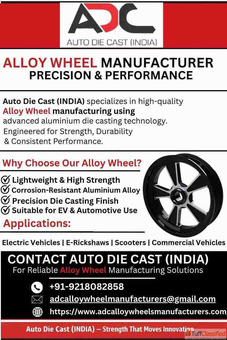 Alloy Wheel Manufacturer - Precision Performance by Auto Die Cast INDIA
